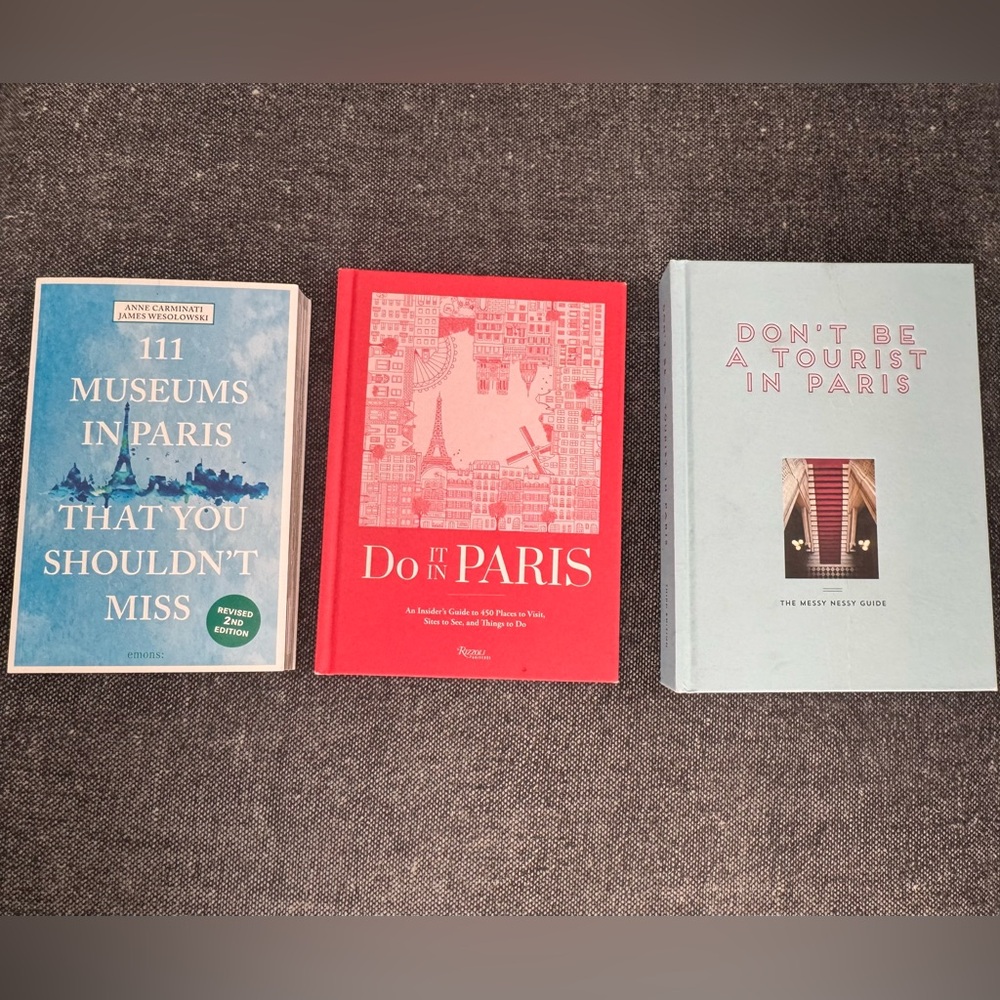 Paris Travel Books (Set of Three)